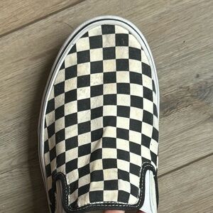 Checkered mens vans